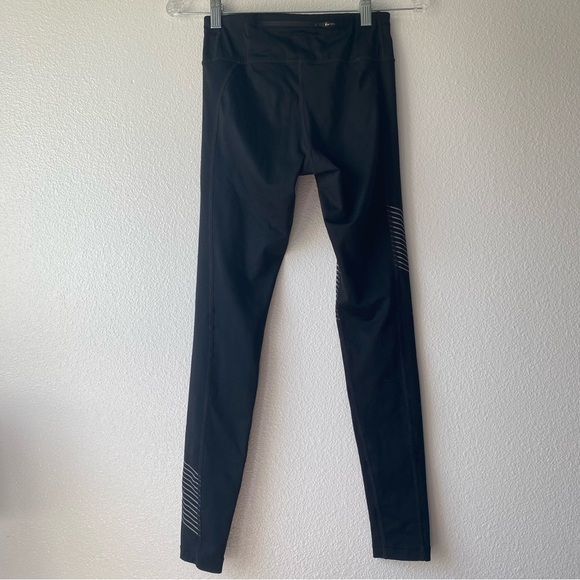 Nike Black Reflective Stripes Running Leggings Women's XS - Picture 4 of 5
